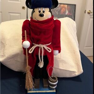 Red and Blue Mickey Mouse nutcracker Figurine collector item